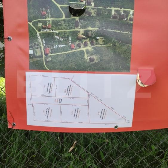 Teren Construcții intravilan de 2638 mp, în Bârnova
