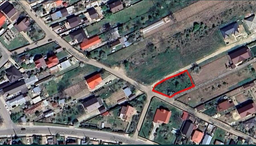 Teren de 597 mp, în Clinceni