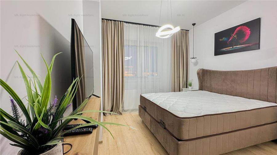 Apartament cu 3 camere decomandat, mobilat în Tractorul