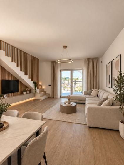 Duplex cu 3 camere cu Canalizare în Remetea Mare