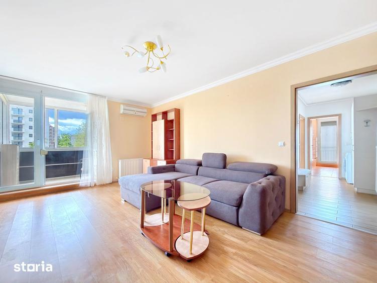 Apartament cu 2 camere decomandat, mobilat în Est