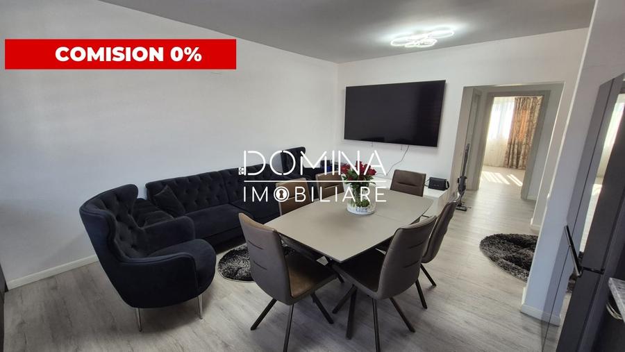 Apartament cu 3 camere decomandat, mobilat în Primăverii