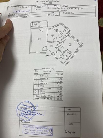 Apartament cu 2 camere în Central