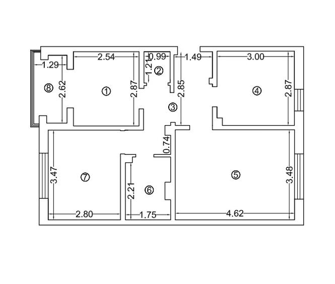 Apartament cu 3 camere decomandat, mobilat în Poarta 6