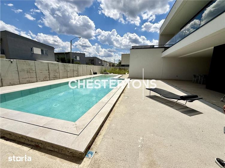 Casa de lux moderna cu 12 camere si piscina - Design minimalist inspir
