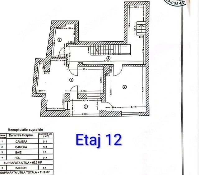 Apartament cu 5 camere decomandat în Parcul Carol