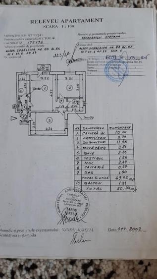 Apartament cu 3 camere circular, mobilat în Gorjului