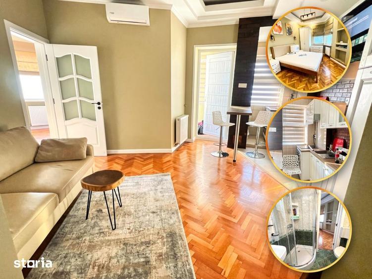 Apartament cu 2 camere, mobilat în Romană