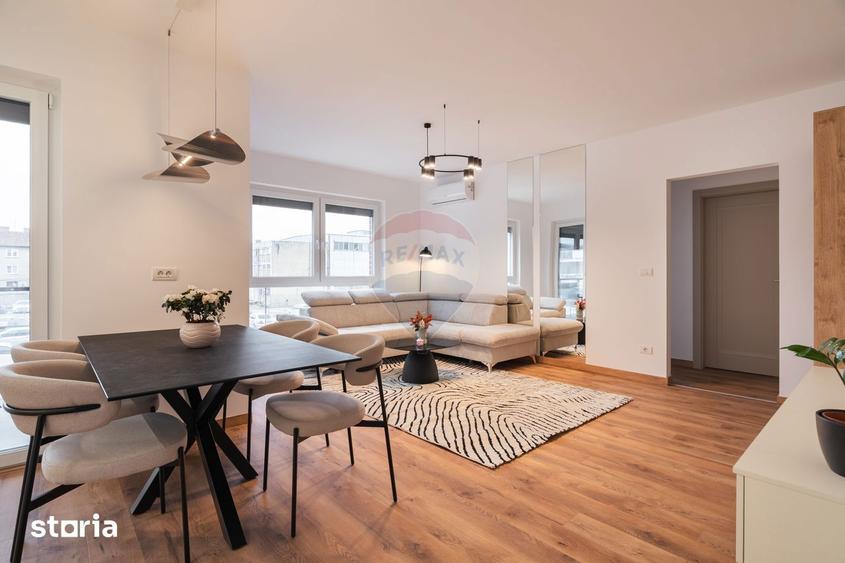 Apartament cu 3 camere, mobilat în Funcționarilor