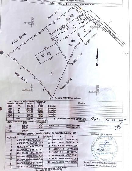 Teren Construcții intravilan de 7800 mp, în Vulturu