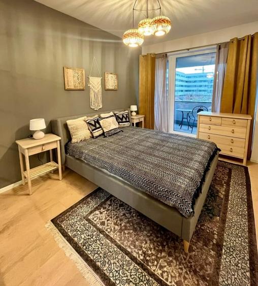 Apartament cu 2 camere semidecomandat, mobilat în Chitila
