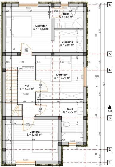 Duplex 4 camere, 3 bai, 112 mp utili, mobilat si utilat Dumbravita - 4