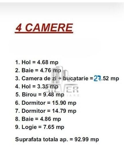 Apartament cu 4 camere în Florești