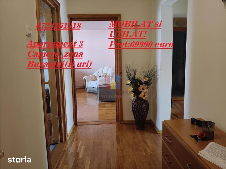 Apartament cu 3 camere în Buzaului
