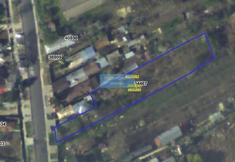Teren Construcții intravilan de 1984 mp, în Vest