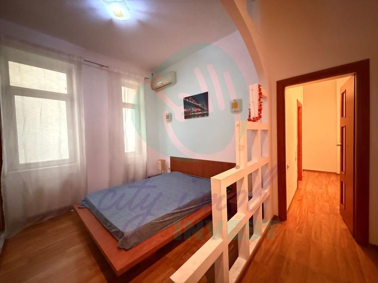 Apartament cu 2 camere semidecomandat, mobilat în Moșilor