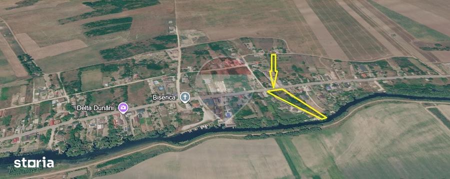 Teren de 2240 mp, în Murighiol