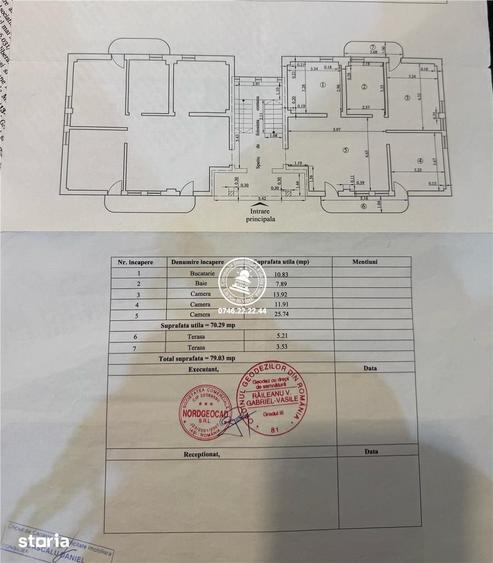 Apartament cu 3 camere în Bucium