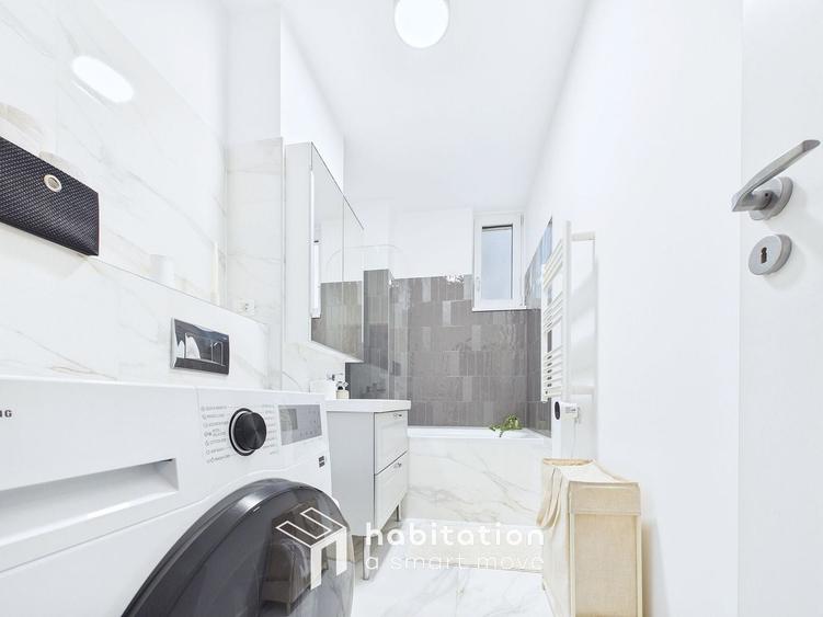 Apartament cu 2 camere semidecomandat, mobilat în Central