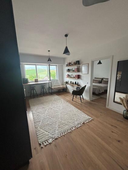 Apartament cu 2 camere semidecomandat, mobilat în Apahida