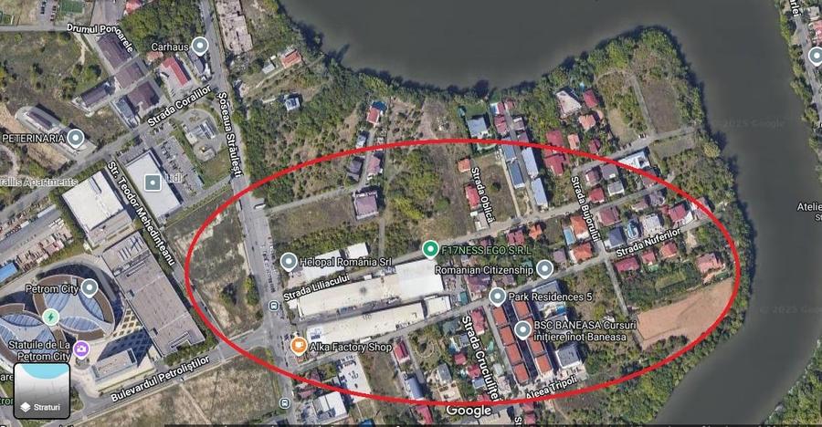 Teren Construcții intravilan de 860 mp, în Dămăroaia