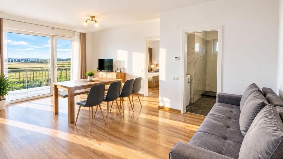 Apartament cu 2 camere semidecomandat, mobilat în Turnișor