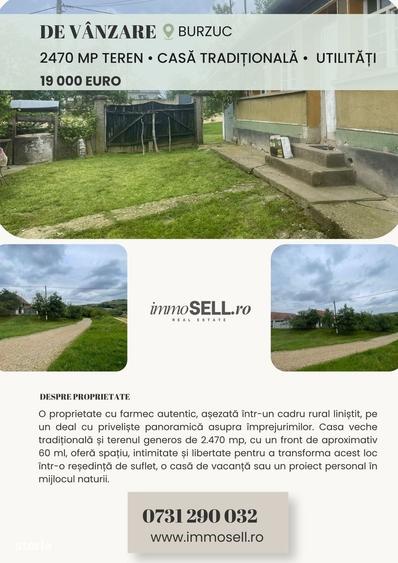Casă cu 3 camere cu Teren 2472 Mp în Tămășeu