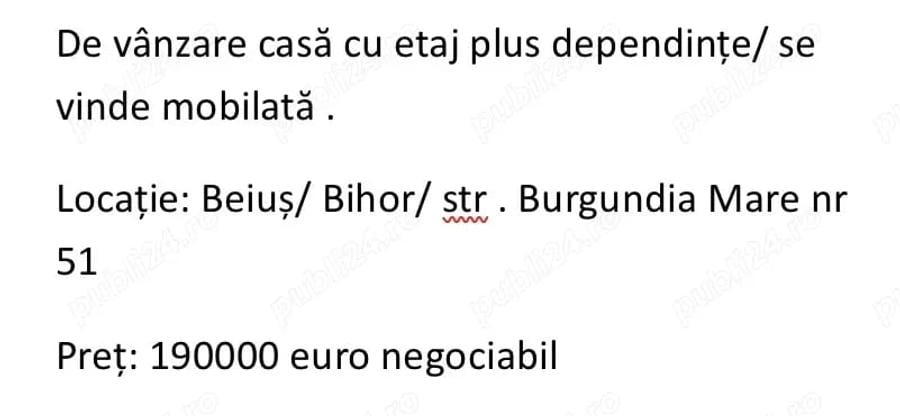 Casă cu Teren 600 Mp în Central