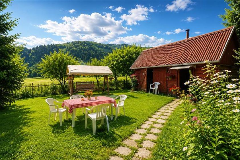 Casă individuală cu 3 camere cu Teren 1360 Mp în Lunca Bradului