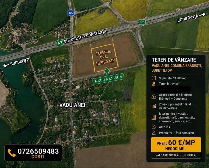 Spațiu comercial, în Vadu Anei