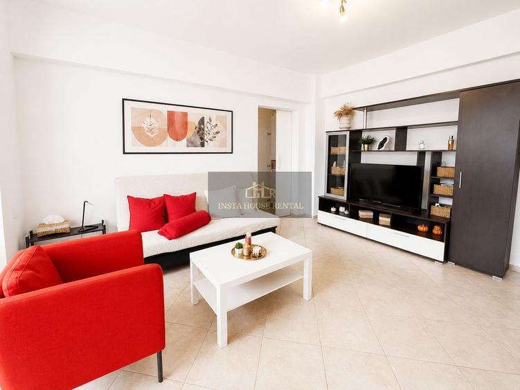 Apartament cu 2 camere semidecomandat, mobilat în Kogălniceanu