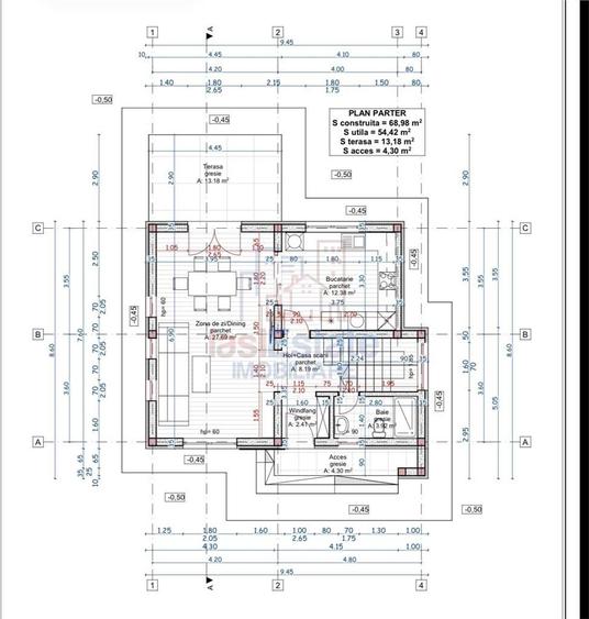 Casă cu 4 camere cu Teren 318 Mp în Bârnova