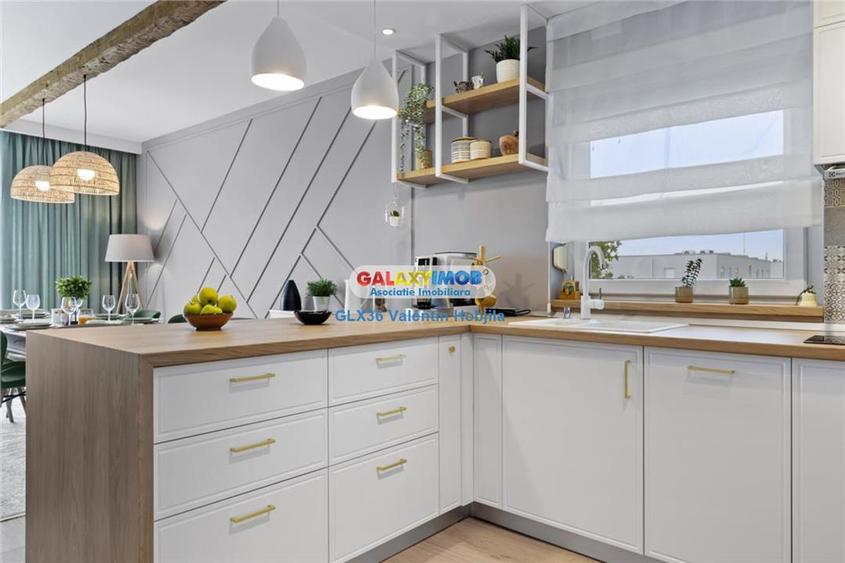 Penthouse cu 5 camere semidecomandat, mobilat în Chitila