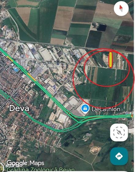 Teren de 3500 mp, în Depozitelor