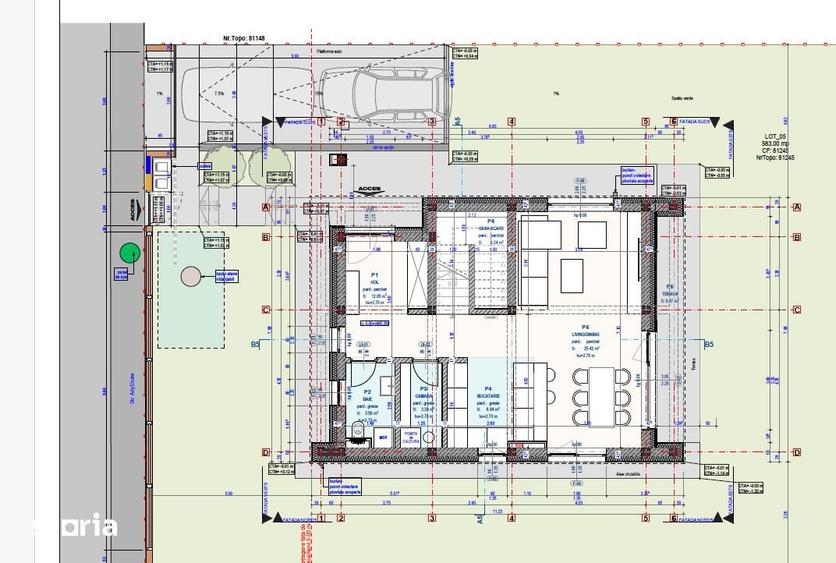 Casă cu 4 camere cu Teren 546 Mp în Chinteni
