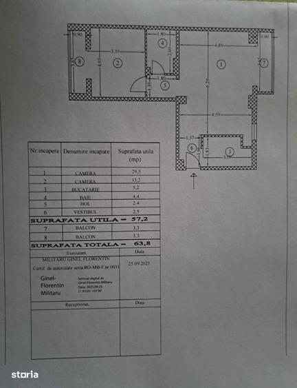 Apartament cu 2 camere în Vitan