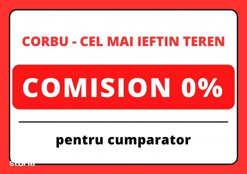 Teren de 5000 mp, în Corbu