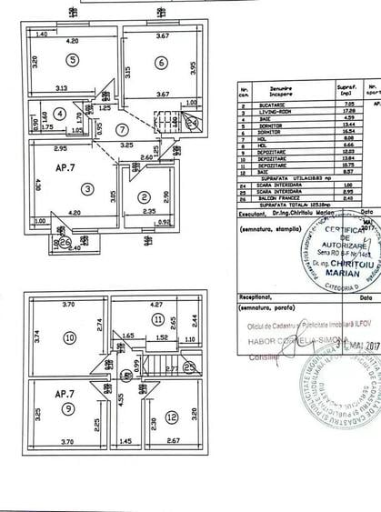 Apartament cu 4 camere în Dobroești