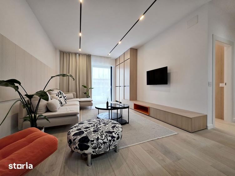 Apartament cu 2 camere, mobilat în Străulești