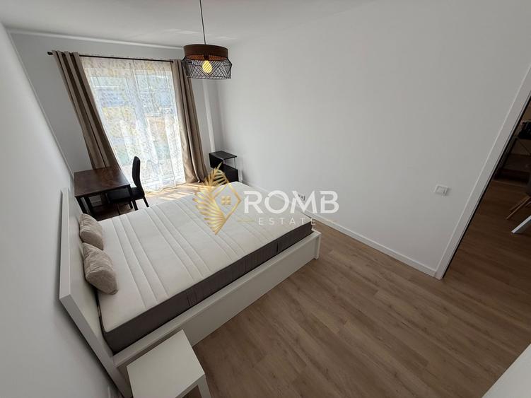 Apartament cu 2 camere semidecomandat, mobilat în Florești