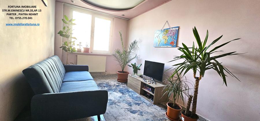 Apartament cu 3 camere decomandat în Central