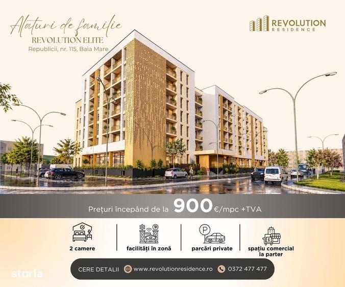 Apartament cu 2 camere în Republicii