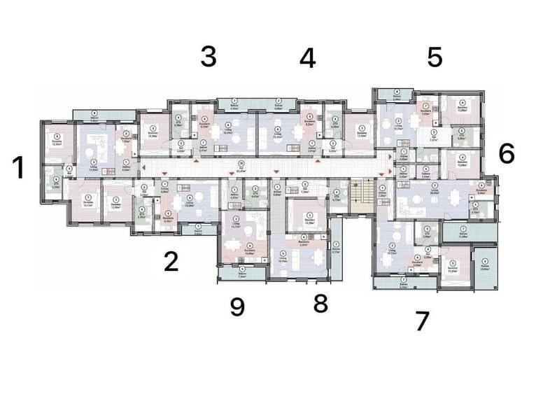 Apartament cu 2 camere în Albina