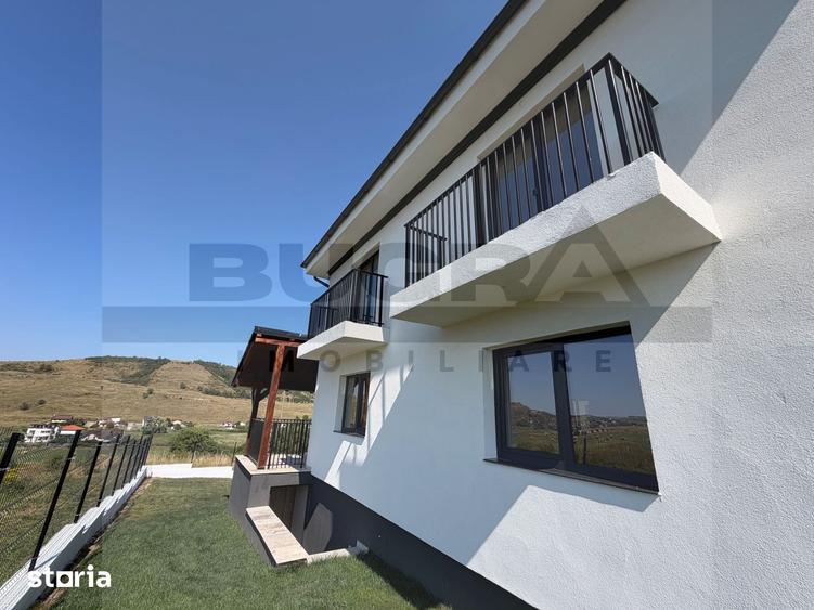 Casa individuala de 120mp, teren 500mp, finisata modern, zona Chinteni - 12