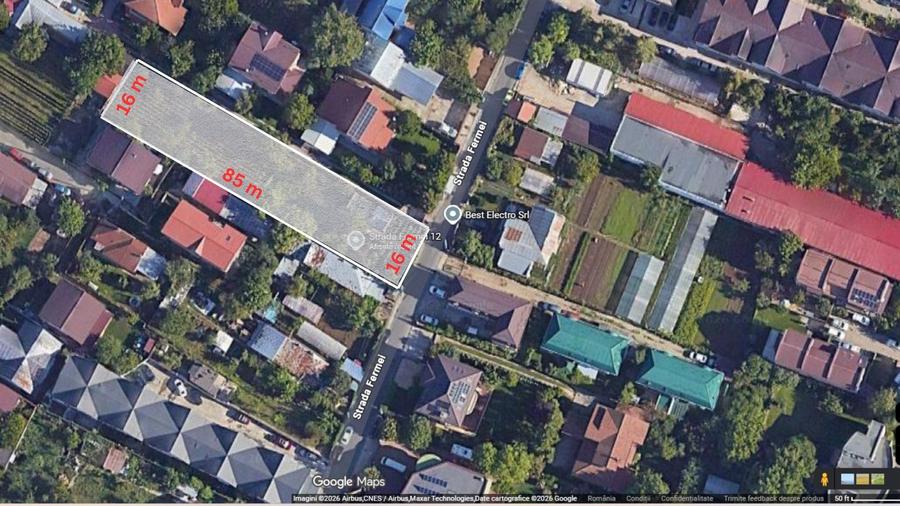 Teren Construcții intravilan de 1335 mp, în Olteniței
