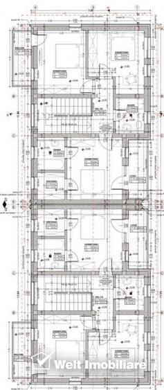 Duplex cu 4 camere cu Canalizare în Florești