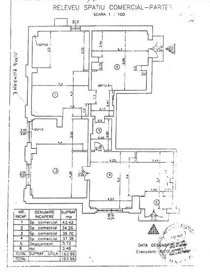 Spațiu comercial, de 164 mp, în Nerva Traian