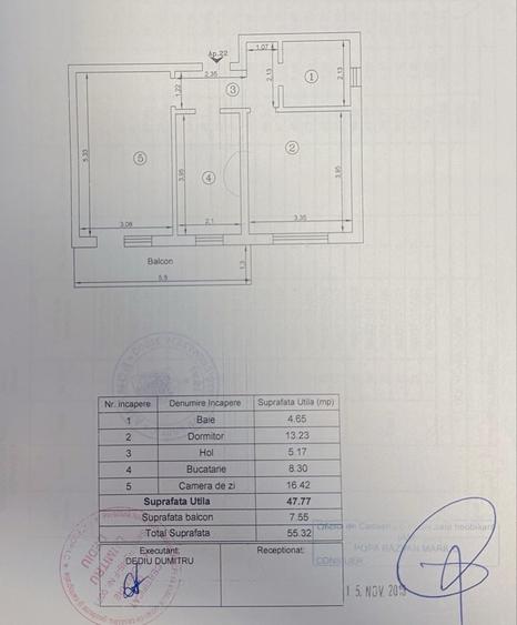 Apartament cu 2 camere decomandat în Valea Lupului