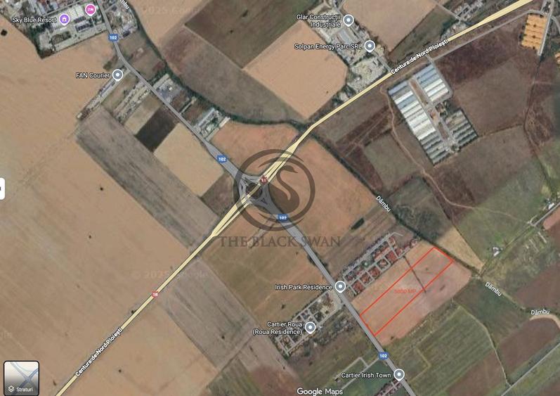 Teren agricol extravilan de 5050 mp, în Blejoi