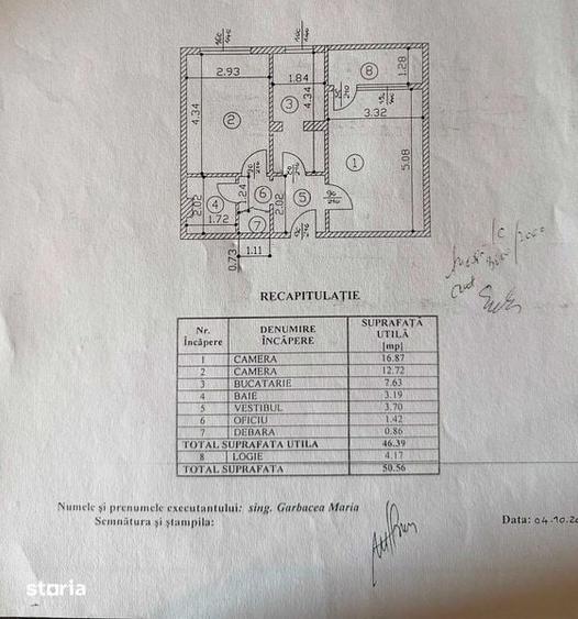 Apartament de vanzare 2 camere | decomandat | Pajura | Proprietar - 8